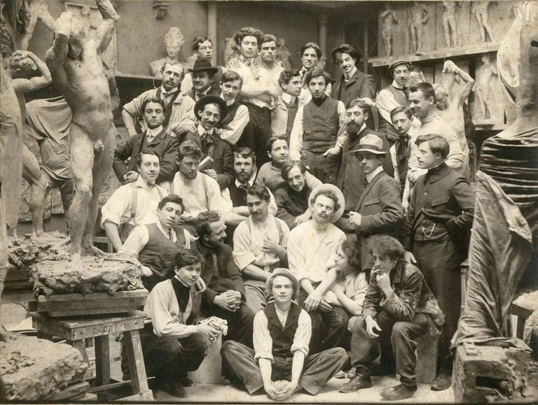 Students at the Ecole des Beaux Arts 1900