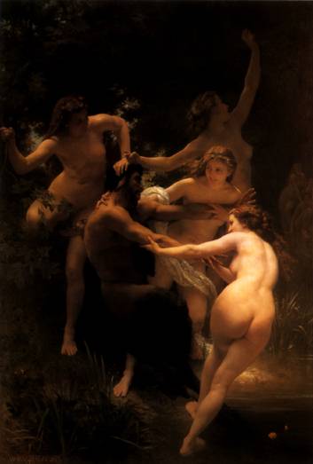 William-Adolphe Bouguereau, Nymphs and Satyr (1873)