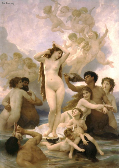 William-Adolphe Bouguereau, The Birth of Venus (1879)