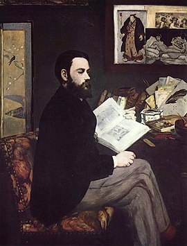 Édouard Manet, Portrait of Émile Zola (1868) 