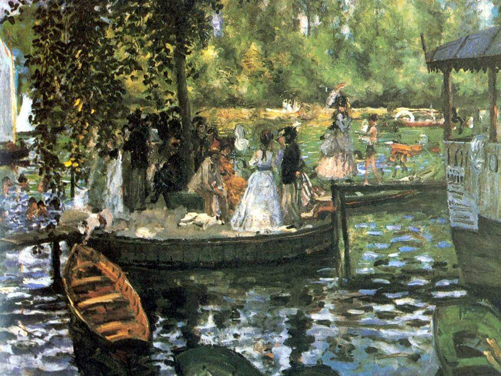 Renoir La Grenouillere 1869