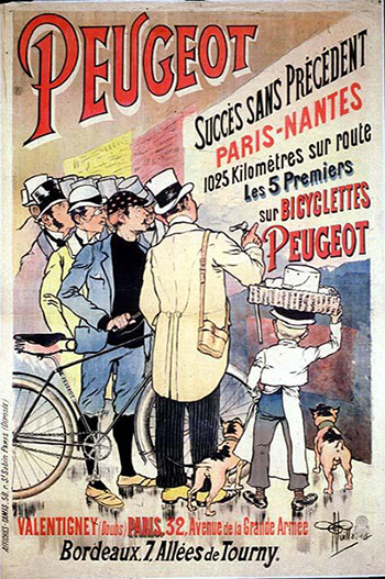 19th Peugot Poster