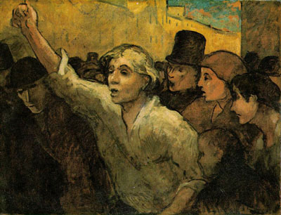 Honore Daumier, The Uprising, 1860