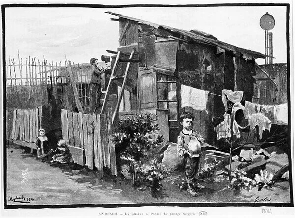 Slum on the Outskirts of Paris