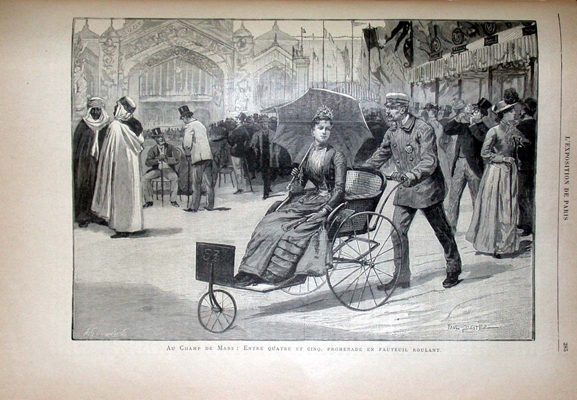 Pushcart at the 1889 Paris Exposition